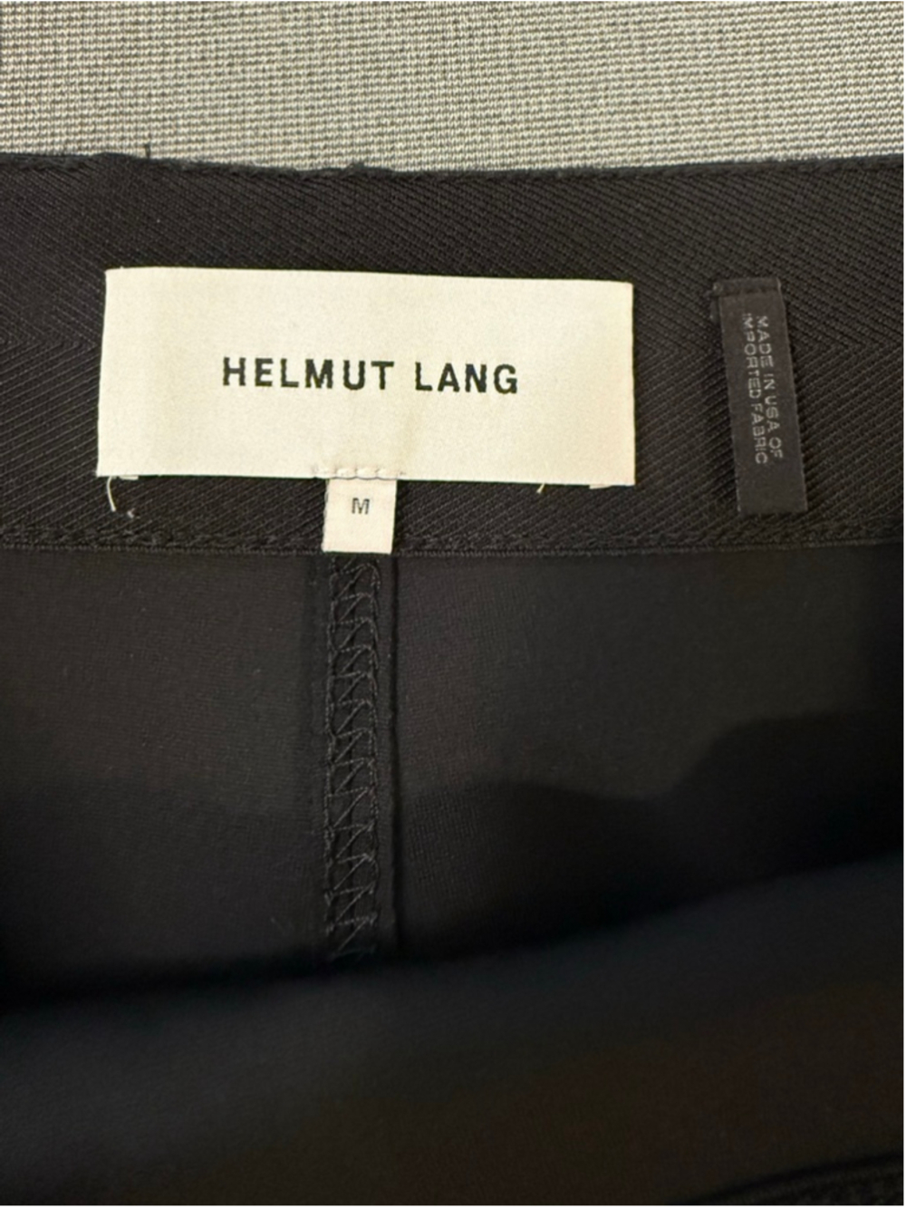 Helmut Lang Scuba Skirt black size Medium - Picture 10 of 10
